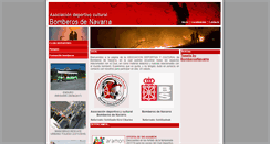 Desktop Screenshot of bomberosdenavarra.com